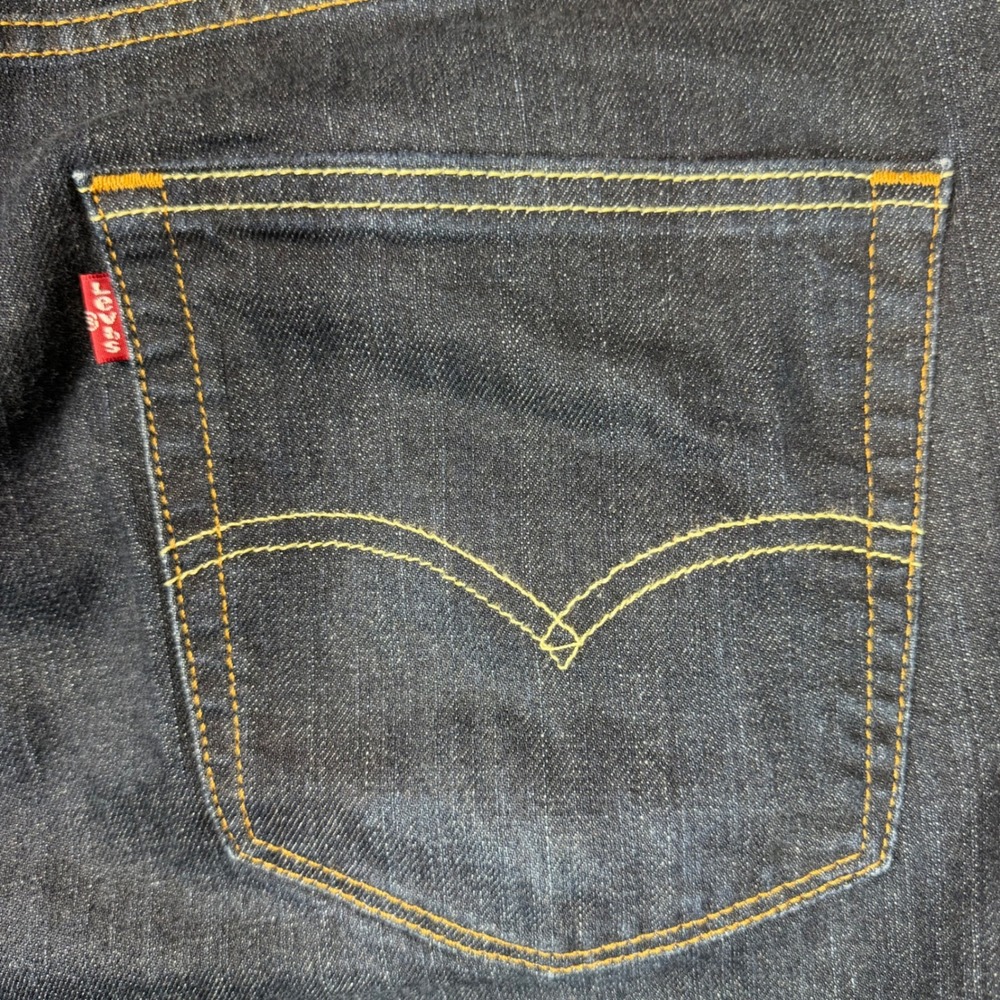 Levis 541 Athletic Taper Jeans Mens 46x32 Dark Wash Indigo Denim 18757-0000 - Picture 10 of 12
